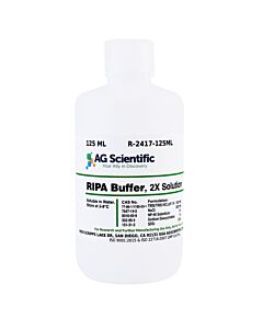 AG Scientific RIPA Buffer 2X Solution, 125 ML