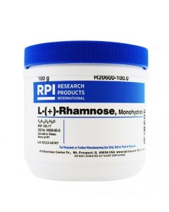 RPI L-(+)-Rhamnose, Monohydrate, 100 Grams