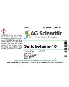 AG Scientific Sulfobetaine-10, 100 G