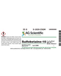 AG Scientific Sulfobetaine-10, 25 G
