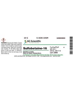 AG Scientific Sulfobetaine-16, 10 G