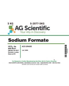 AG Scientific Sodium Formate, ACS Grade, 5 KG