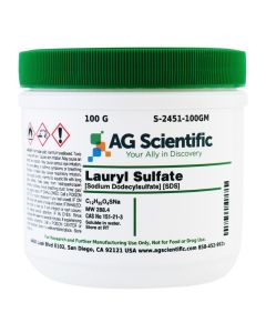 AG Scientific SDS [Sodium Dodecyl Sulfate], Powder, 100 G