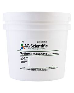 AG Scientific Sodium Phosphate Monobasic, Monohydrate, 3 Kg