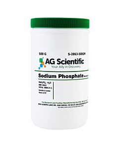 AG Scientific Sodium Phosphate Monobasic, Monohydrate, 500 G