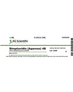 AG Scientific Streptavidin Agarose 4B, 1 ML