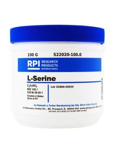 RPI L-Serine, 100 Grams