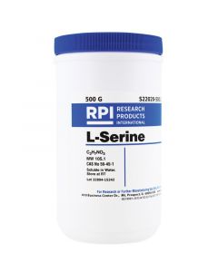 RPI L-Serine, 500 Grams