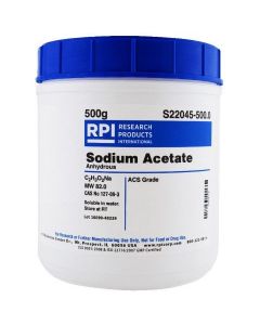 RPI Sodium Acetate Anhydrous, Acs Gra