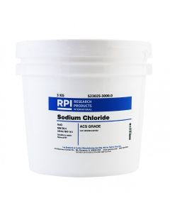 RPI Sodium Chloride, Acs Grade, 3 Kil
