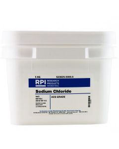 RPI Sodium Chloride, Acs Grade, 5 Kil
