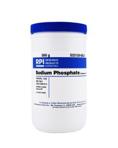 RPI Sodium Phosphate Monobasic Monohydrate [Sodium Dihydrogen Phosphate Monohydrate], 500 Grams