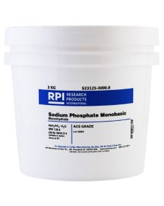 RPI Sodium Phosphate Monobasic, Monohydrate, Acs Grade, 3 Kilograms