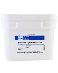 RPI Sodium Phosphate Monobasic, Monohydrate, Acs Grade, 5 Kilograms