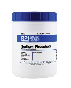RPI Sodium Phosphate Dibasic, Anhydrous, Acs Grade, 1 Kilogram