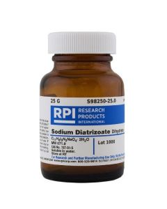 RPI Sodium Diatrizoate Dihydrate, 25 Grams