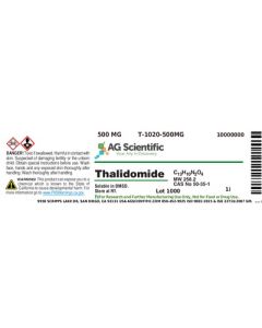 AG Scientific Thalidomide, 500 MG