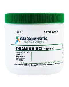 AG Scientific Thiamine HCl, 100 G