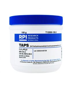RPI Taps, [Tris(Hydroxymethyl)-3-AminopropanesuLfonic Acid], Free Acid, 100 Grams