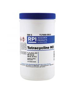 RPI T17000-500.0 Tetracycline Hydrochloride, 500 g