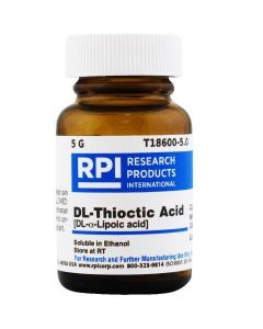RPI Dl-Thioctic Acid [Dl-A-Lipoic Acid], 5 Grams