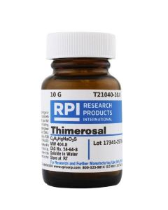 RPI T21040-10.0 Thimerosal, 10 G
