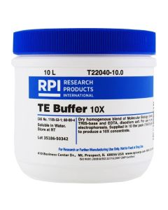 RPI Te Buffer, 10x Powder, 158.35 Grams Of Powder, Makes 10 Liters Of Solution