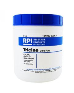 RPI Tricine, Ultra Pure [N-[Tris (Hydroxymethyl) Methyl] Glycine], 1 Kilogram