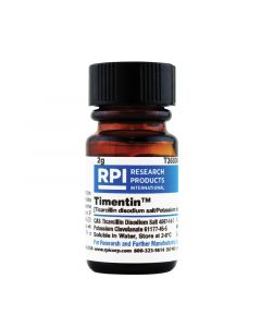 RPI Timentin [Ticarcillin Disodium Salt/Potassium ClavuLanate Mixture 15:1 Ratio], 2 Grams