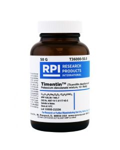 RPI Timentin [Ticarcillin Disodium Salt/Potassium ClavuLanate Mixture 15:1 Ratio], 50 Grams