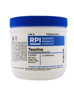 RPI Taurine [2-AminoethanesuLfonic Acid], 100 Grams