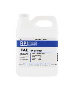RPI Tae 10x Solution [Tris Acetate Edta 10x Solution], 1 Liter