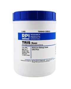 RPI Tris Base Ultra Pure [Tris (Hydroxymethyl) Aminomethane], 1 Kilogram