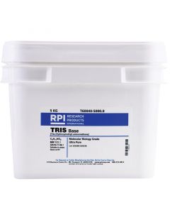 RPI Tris Base Ultra Pure [Tris (Hydroxymethyl) Aminomethane], 5 Kilograms