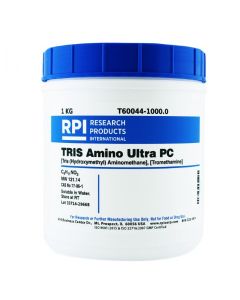 RPI Tris Amino Ultra Pc [Tris (Hydroxymethyl) Aminomethane] [Tromethamine], 1 Kilogram