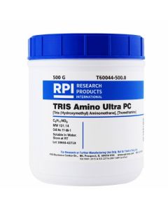RPI Tris Amino Ultra Pc [Tris (Hydroxymethyl) Aminomethane] [Tromethamine], 500 Grams