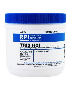 RPI Tris Hydrochloride [Tris(Hydroxymethyl) Aminomethane Hcl], 100 Grams