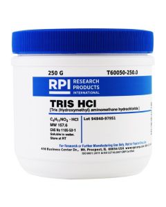 RPI Tris Hydrochloride [Tris(Hydroxymethyl) Aminomethane Hcl], 250 Grams