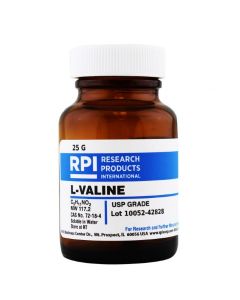 RPI L-Valine, Usp Grade, 25 Gram