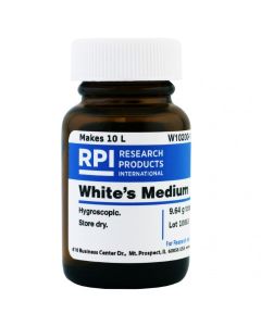 RPI Whites Medium, 9.6 Grams Of Powder, Makes 10 Liters Of Solution