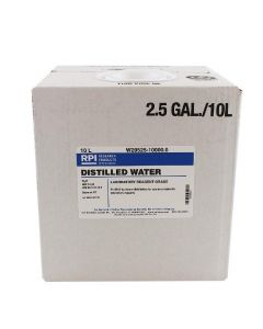 RPI Distilled Water, Laboratory Reagent Grade, 10 Liter Cubitainer