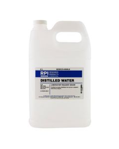RPI Distilled Water, Laboratory Reagent Grade, 4 X 4 Liters