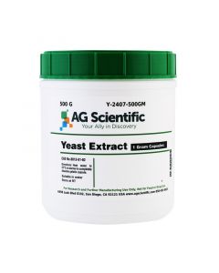 AG Scientific Yeast Extract, 1 Gram Capsules, 500 G