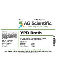 AG Scientific YPD Broth, 5 KG