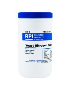 RPI Yeast Nitrogen Base With Amino Acids, 500 Grams