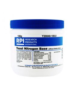 RPI Yeast Nitrogen Base Without Amino Acids, 100 Grams