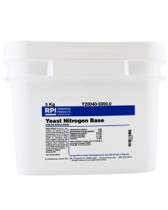 RPI Yeast Nitrogen Base Without Amino Acids, 5 Kilograms
