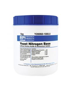 RPI Yeast Nitrogen Base Without Amino Acids And Ammonium SuLfate, 1 Kilogram