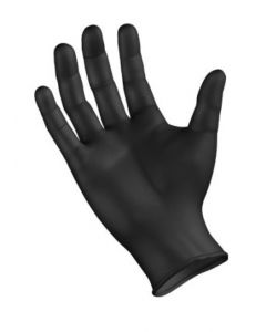 Sempermed Exam Glove, Nitrile, Small, Black
