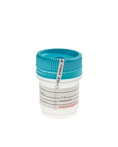 Simport Container Tamper Evident 60ml Sterile, 500/Pk